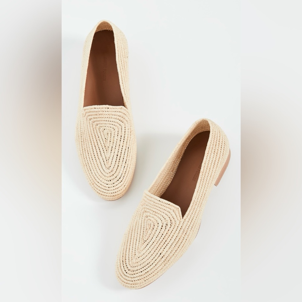 Women's Cream Loafers
